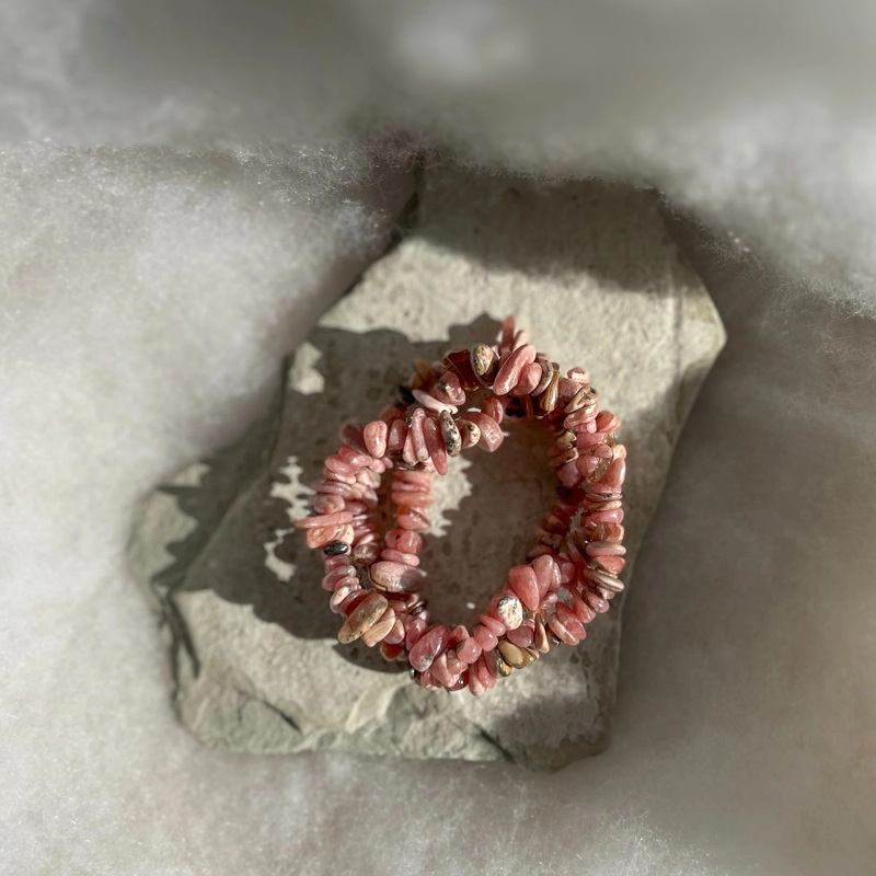 bracciale chips - Rodocrosite
