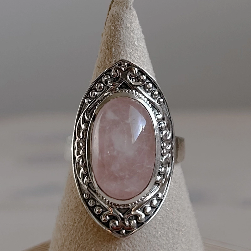 anello Quarzo Rosa