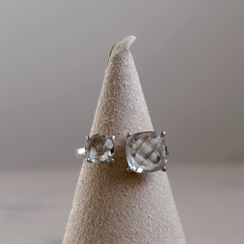 anello Dreamy big - Prasiolite