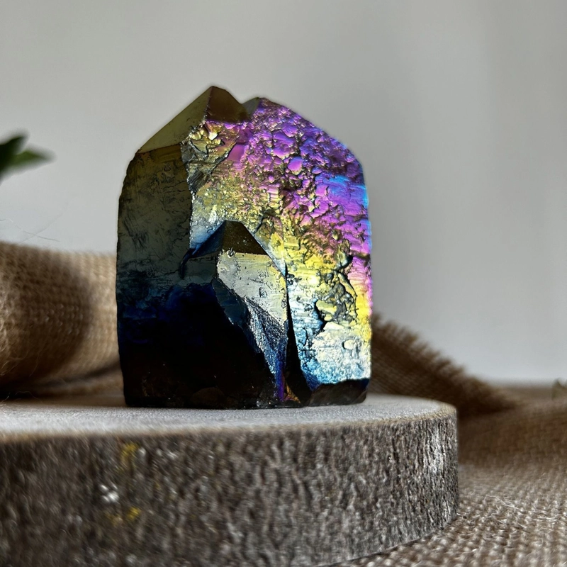 punta in Aqua Aura Titanio