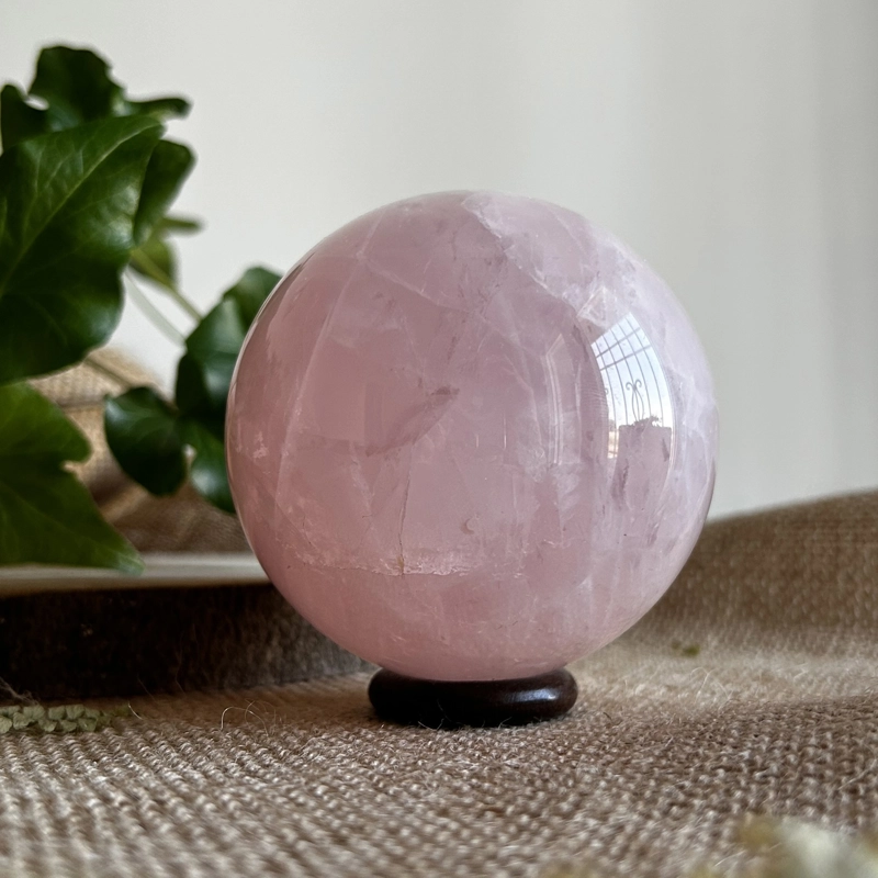 sfera in Quarzo Rosa