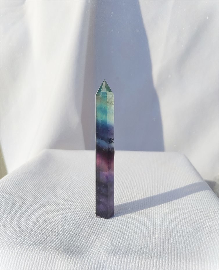 Punta in Fluorite Arcobaleno