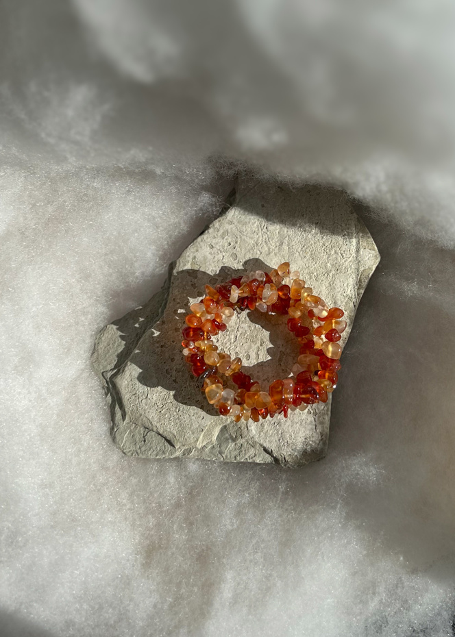 bracciale chips - Agata Corniola
