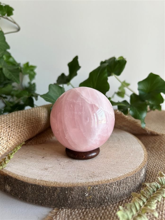 sfera in Quarzo Rosa