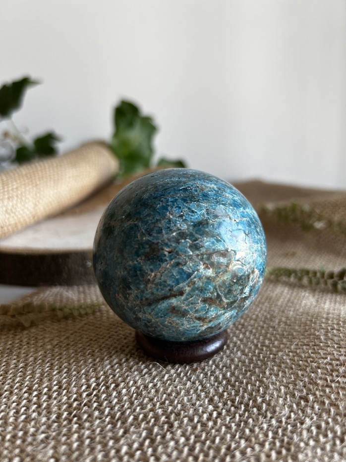 sfera in Apatite blu