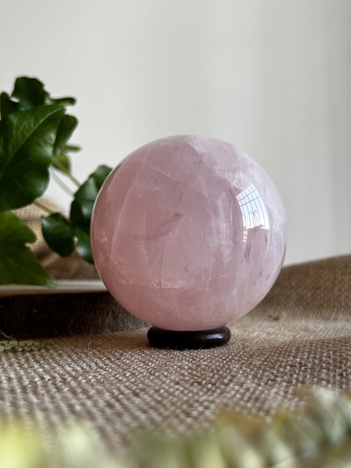 sfera in Quarzo Rosa