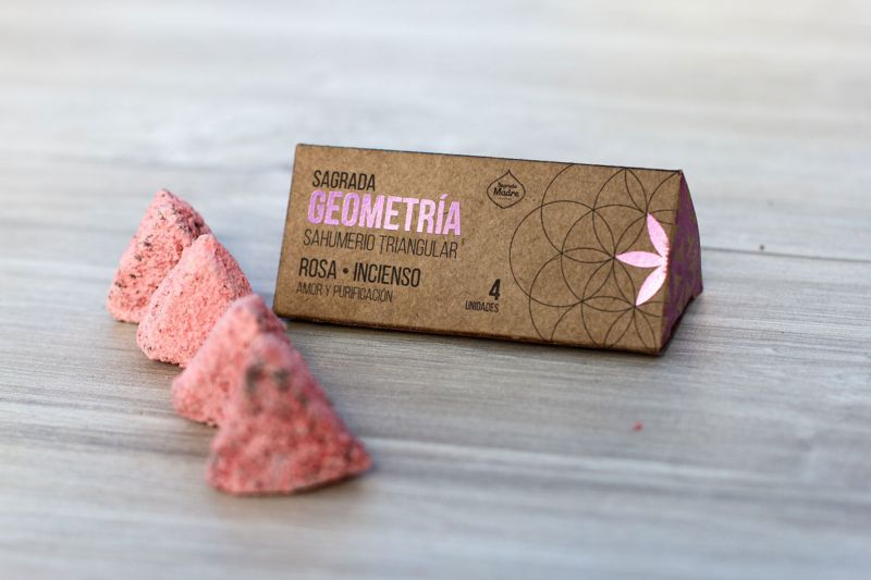 geometria sacra - rosa e frankincense