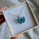 collana Fluorite - verde