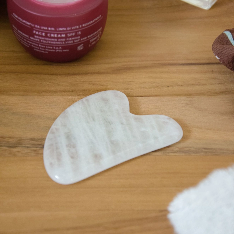 gua sha quarzo ialino