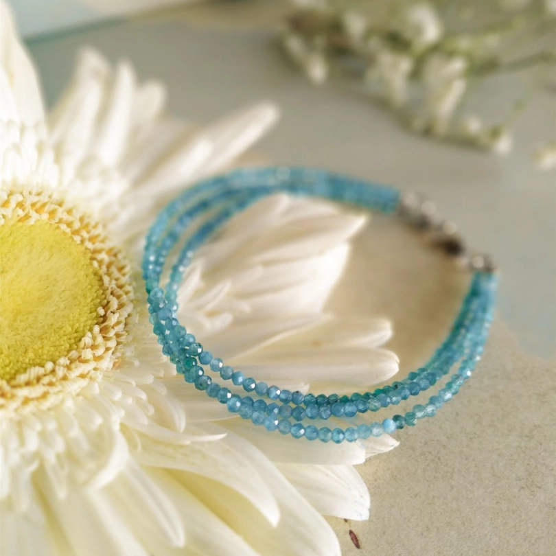 bracciale Elisa - Apatite Blu
