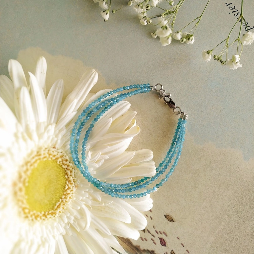 bracciale Elisa - Apatite Blu