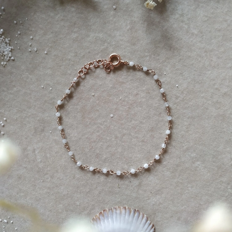 bracciale elastico - Pietra di Luna