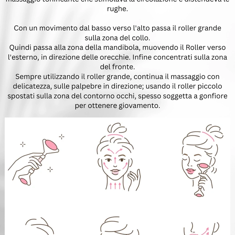 crystal roller quarzo rosa