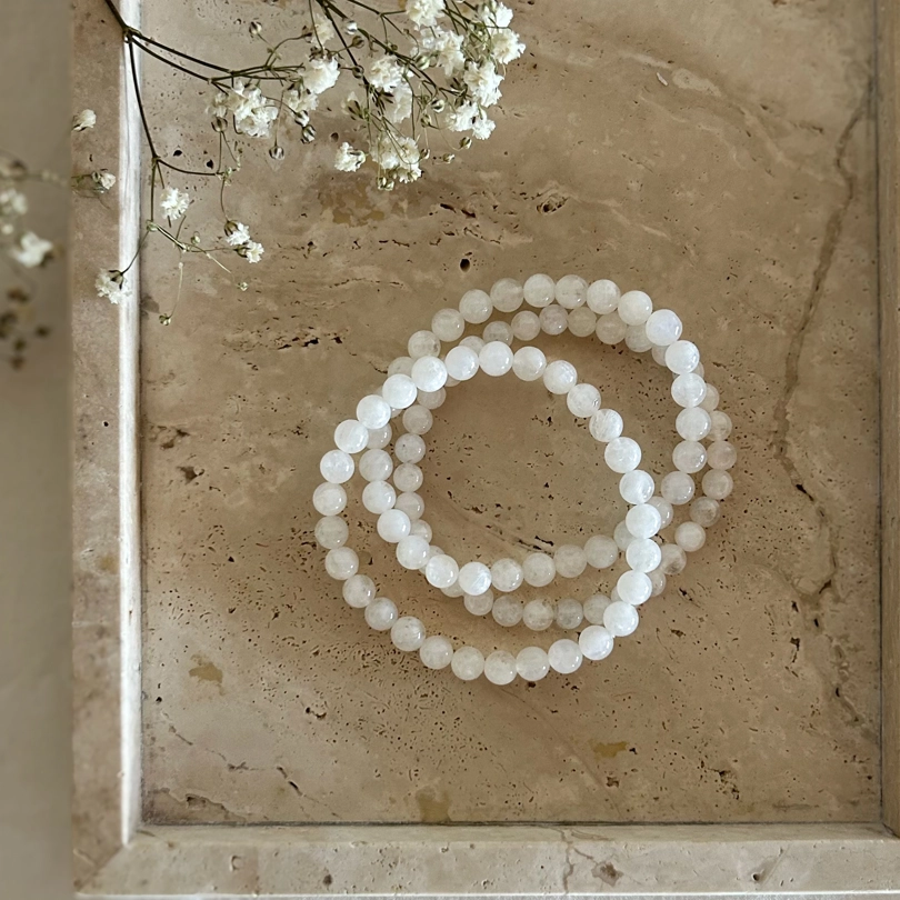 bracciale elastico - Pietra di Luna