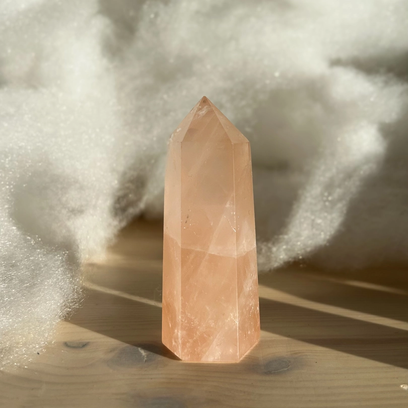 Punte in Quarzo Rosa