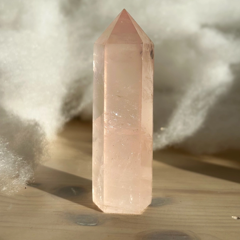 Punte in Quarzo Rosa