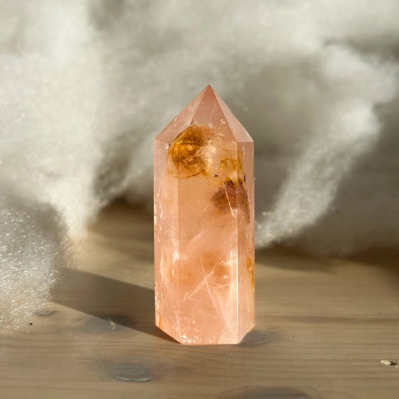 Punte in Quarzo Rosa