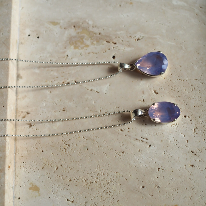 pendente Quarzo Lavanda