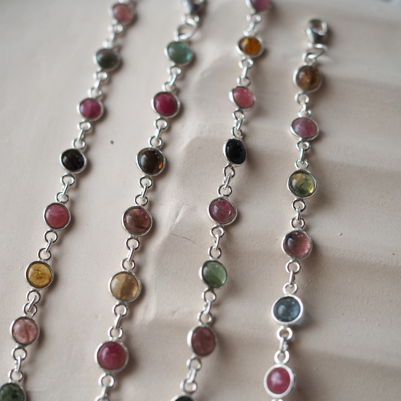 bracciali Tormalina Policroma - tondi