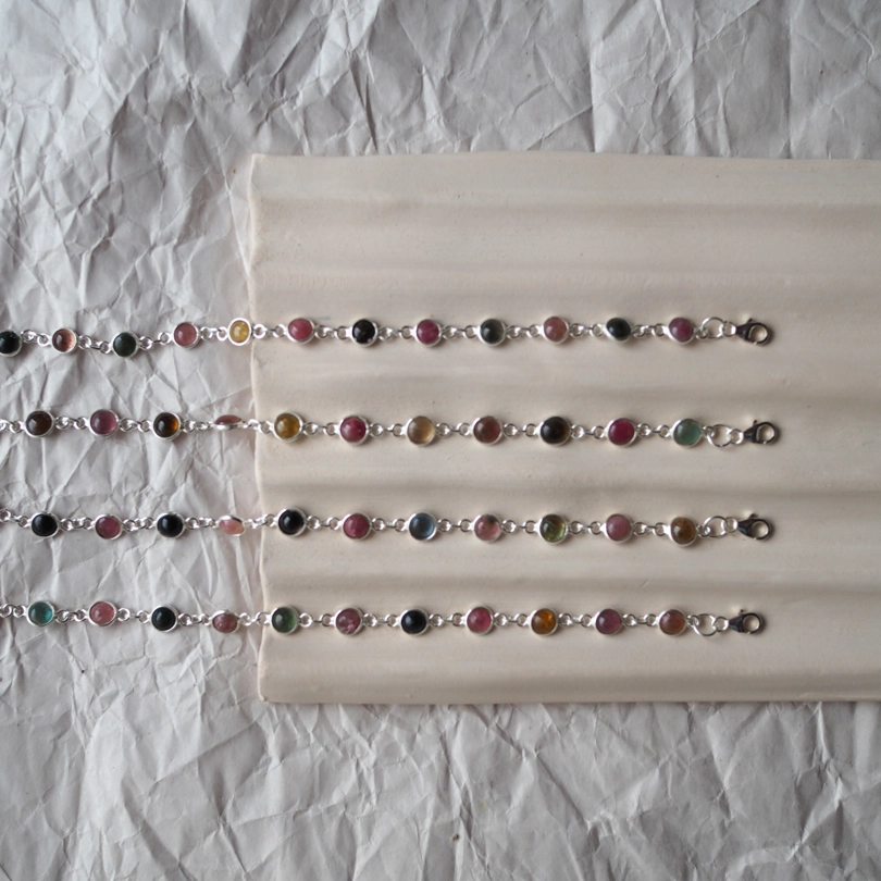 bracciali Tormalina Policroma - tondi