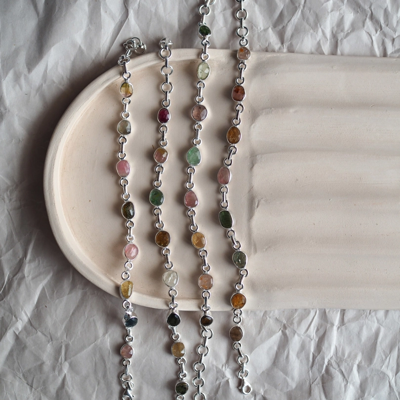 bracciali Tormalina sfaccettati