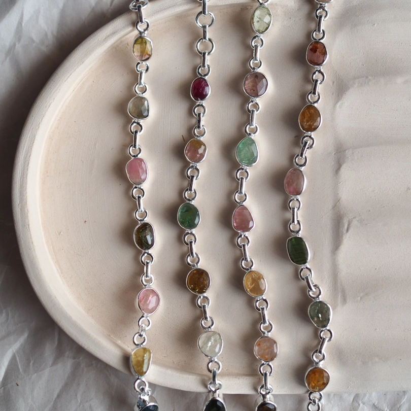 bracciali Tormalina sfaccettati
