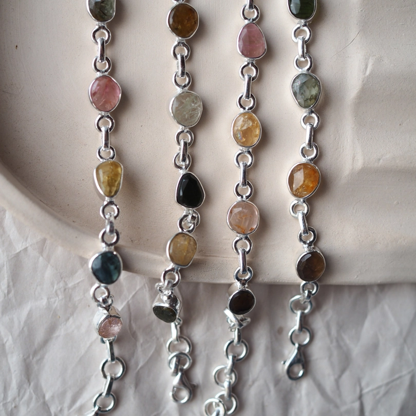 bracciali Tormalina sfaccettati