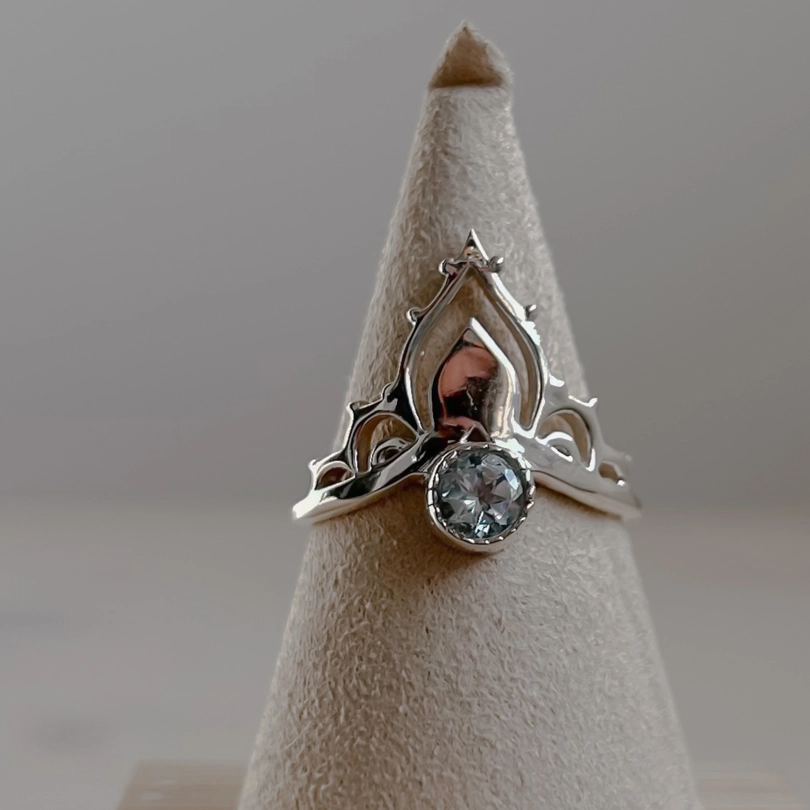anello Acquamarina